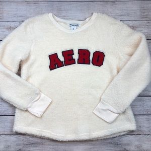 Aeropostale Fuzzy Top | Size Large
